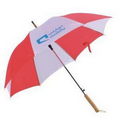 2 Tone Golf Umbrella - Red/ White (58" Arc)